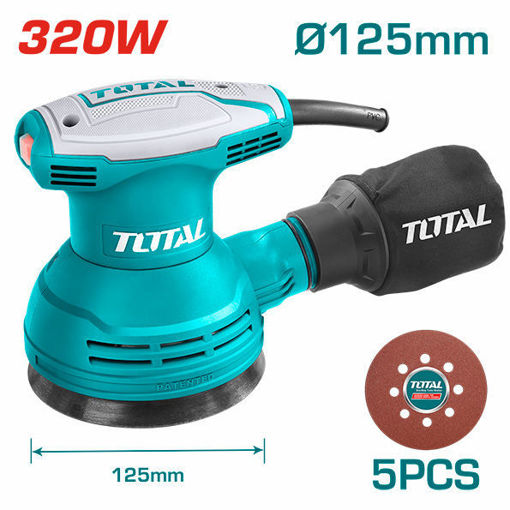 Imagen de Lijadora Roto Orbital Total 320w Industrial