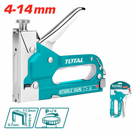 Imagen de Engrampadora Ajustable Total, Grampas 4-14mm Madera Tapizado