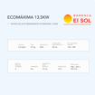 Imagen de Estufa a Leña De Alto Rendimiento Ecomaxima 13,5kW Vivion