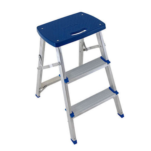 Imagen de Banqueta Escalera Chica Aluminio Plegable Mor