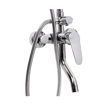 Imagen de Griferia Ducha Exterior Columna Extensible Redonda