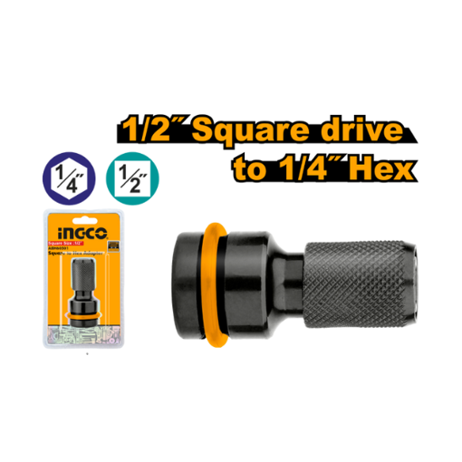 Imagen de Adaptador De "1/2 " A "1/4" Hexagonal Para Pistola Impacto