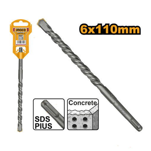 Imagen de Mecha SDS Plus 6x110mm Hormigón Ingco