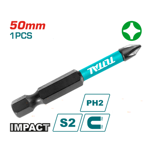 Imagen de Punta Atornillador De Impacto Phillips PH2 5cm Total