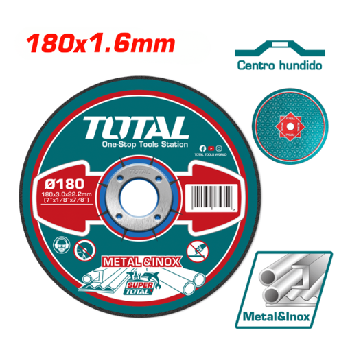 Imagen de Disco Para Metal Amoladora 7" 1.6mm
