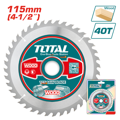 Imagen de Disco Para Madera Amoladora 4 1/2" 40T Industrial